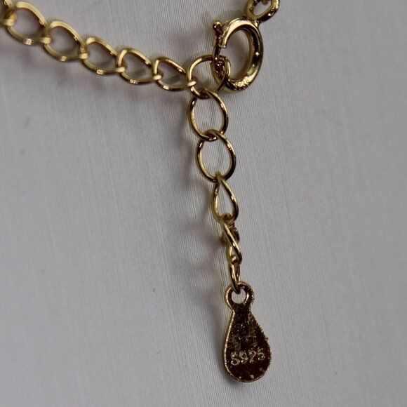 1.0 CT 18k gold plated Moissanite Necklace - Picture 8 of 8